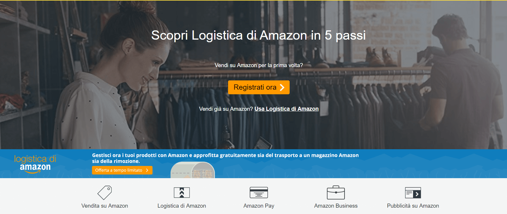 amazon e-commerce 2019 - logistica